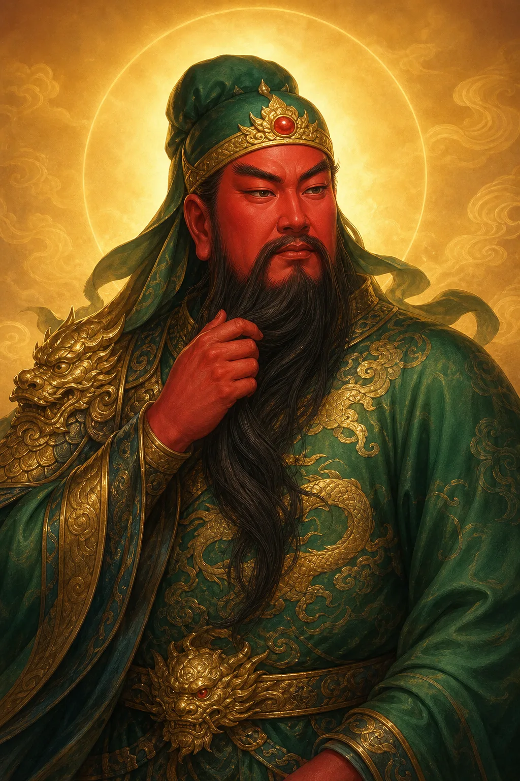 Guandi, a guardian associated with integrity and courage