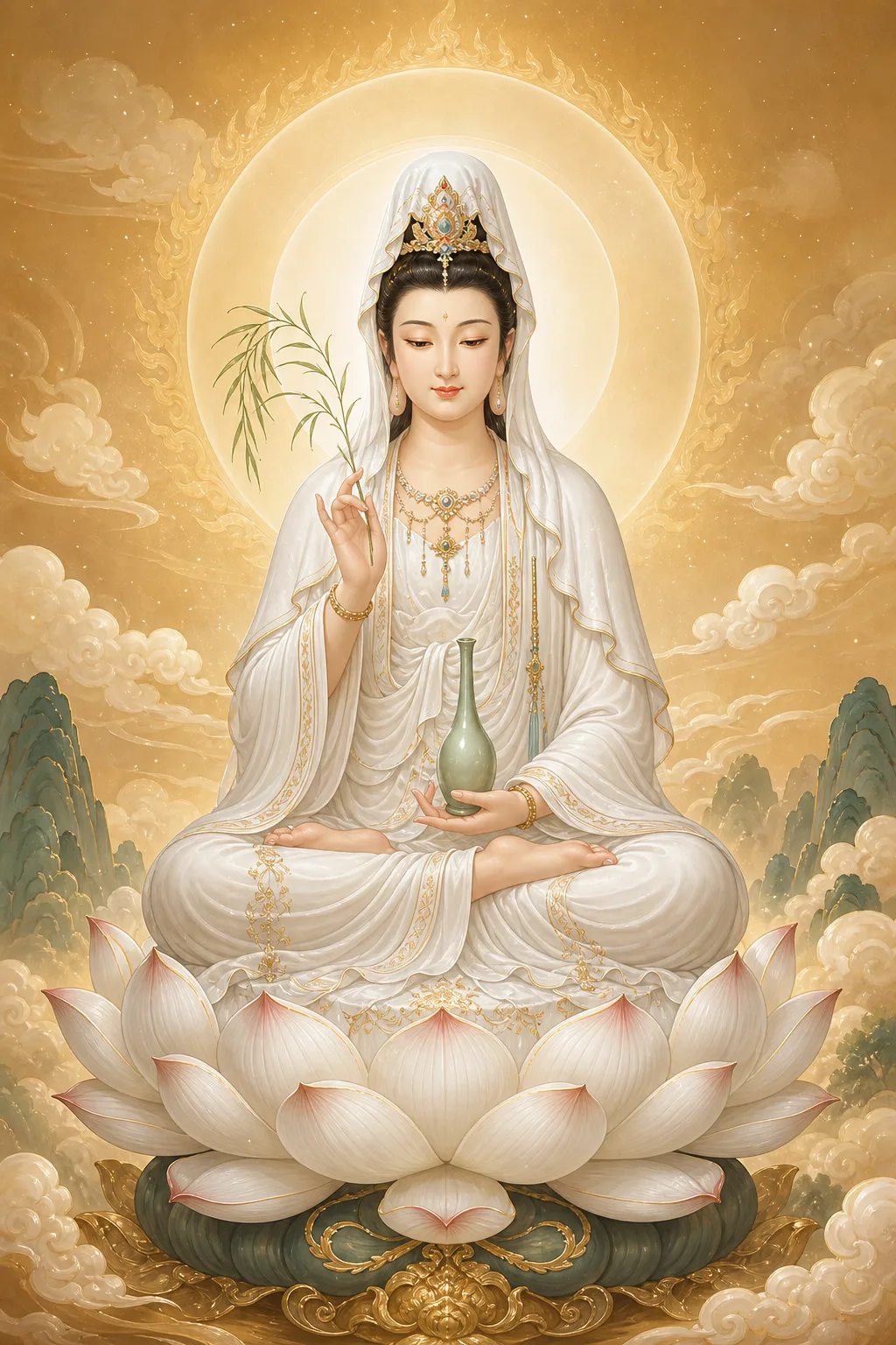 Guanyin, a guardian associated with compassion and comfort