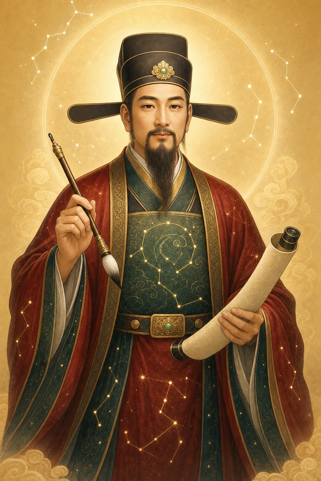 Wenchang Dijun, a guardian associated with learning and examinations